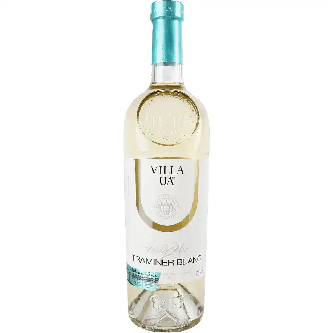 Вино Villa UA Traminer Blanc біле напівсолодке 0.75 л