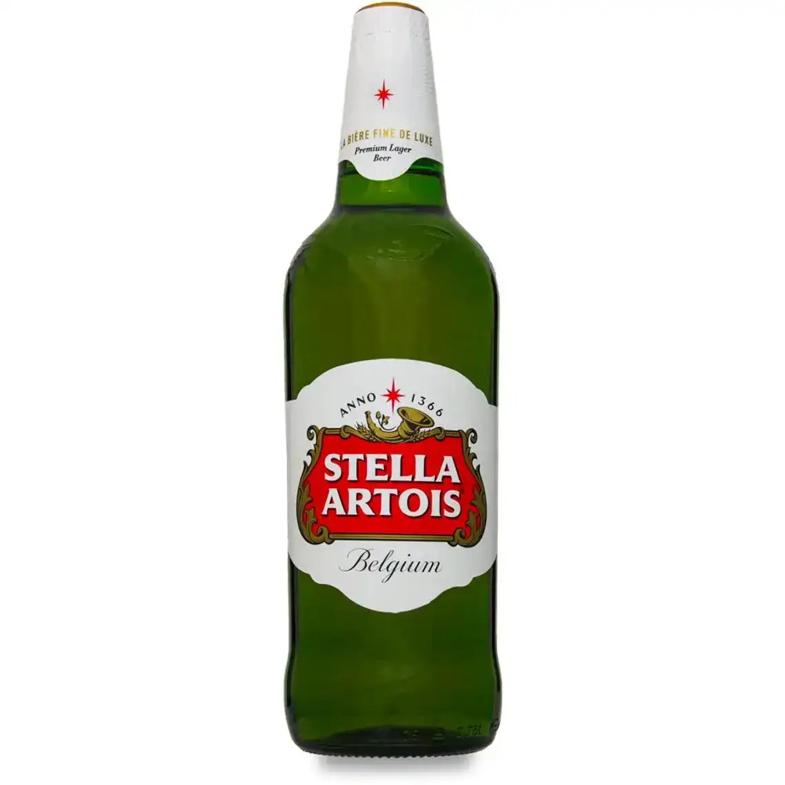 Пиво Stella Artois світле фільтроване 5% 0.75 л