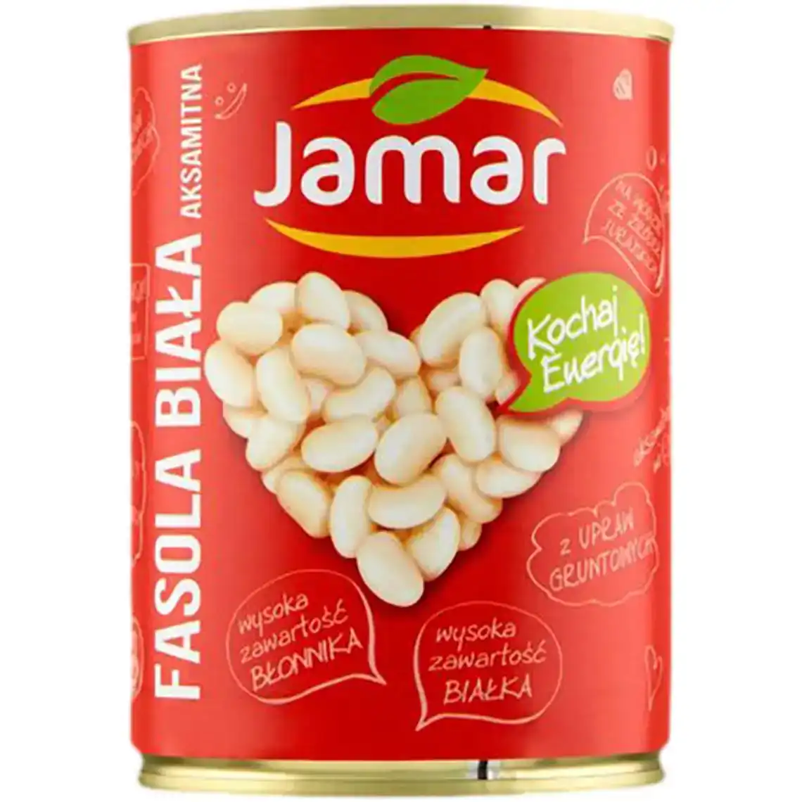 Квасоля Jamar біла консервована 400 г