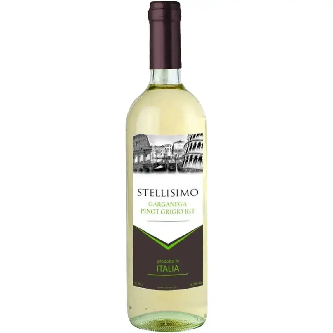 Вино Stellisimo Garganega Pinot Grigio біле сухе 0.75 л