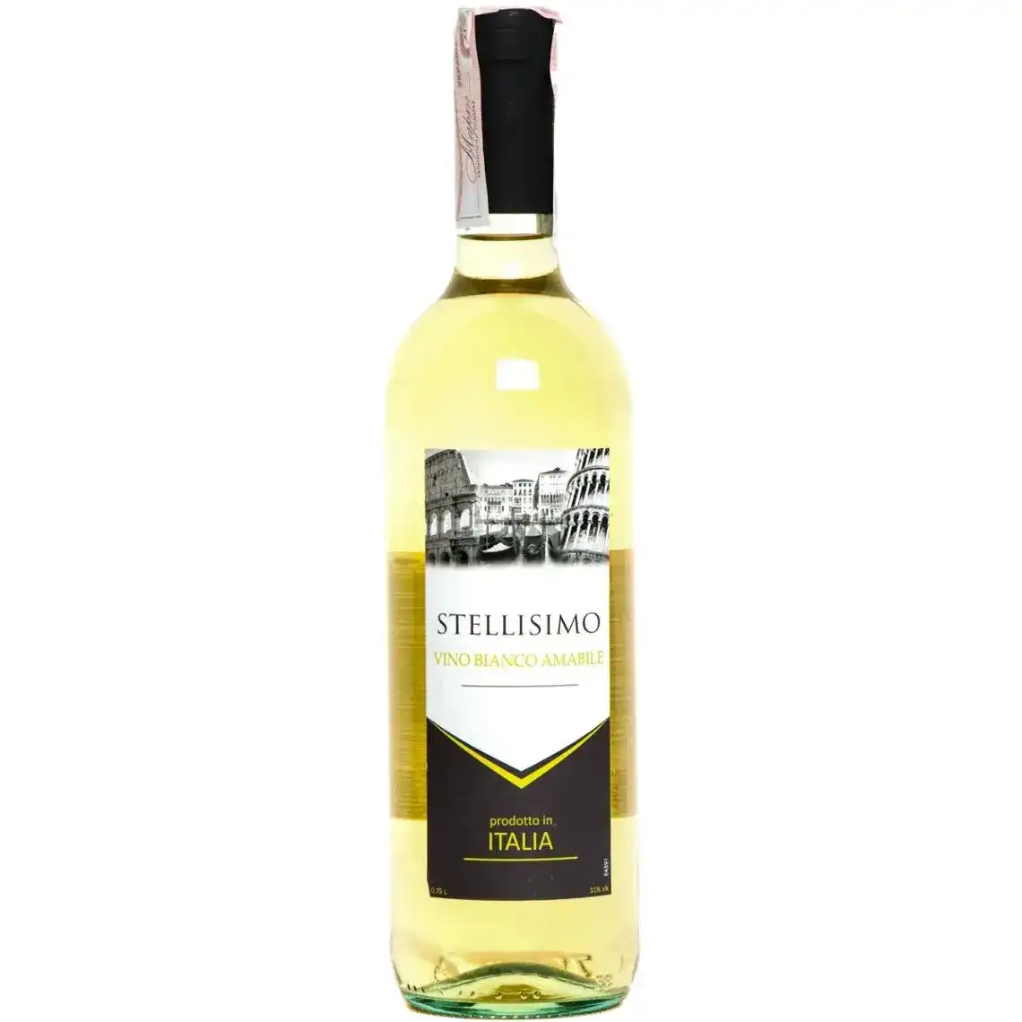 Вино Stellisimo Bianco Amabile біле напівсолодке 0.75 л