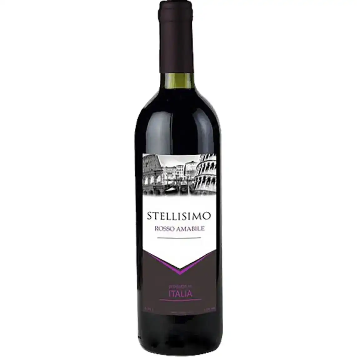 Вино Stellisimo Rosso Amabile червоне напівсолодке 0.75 л