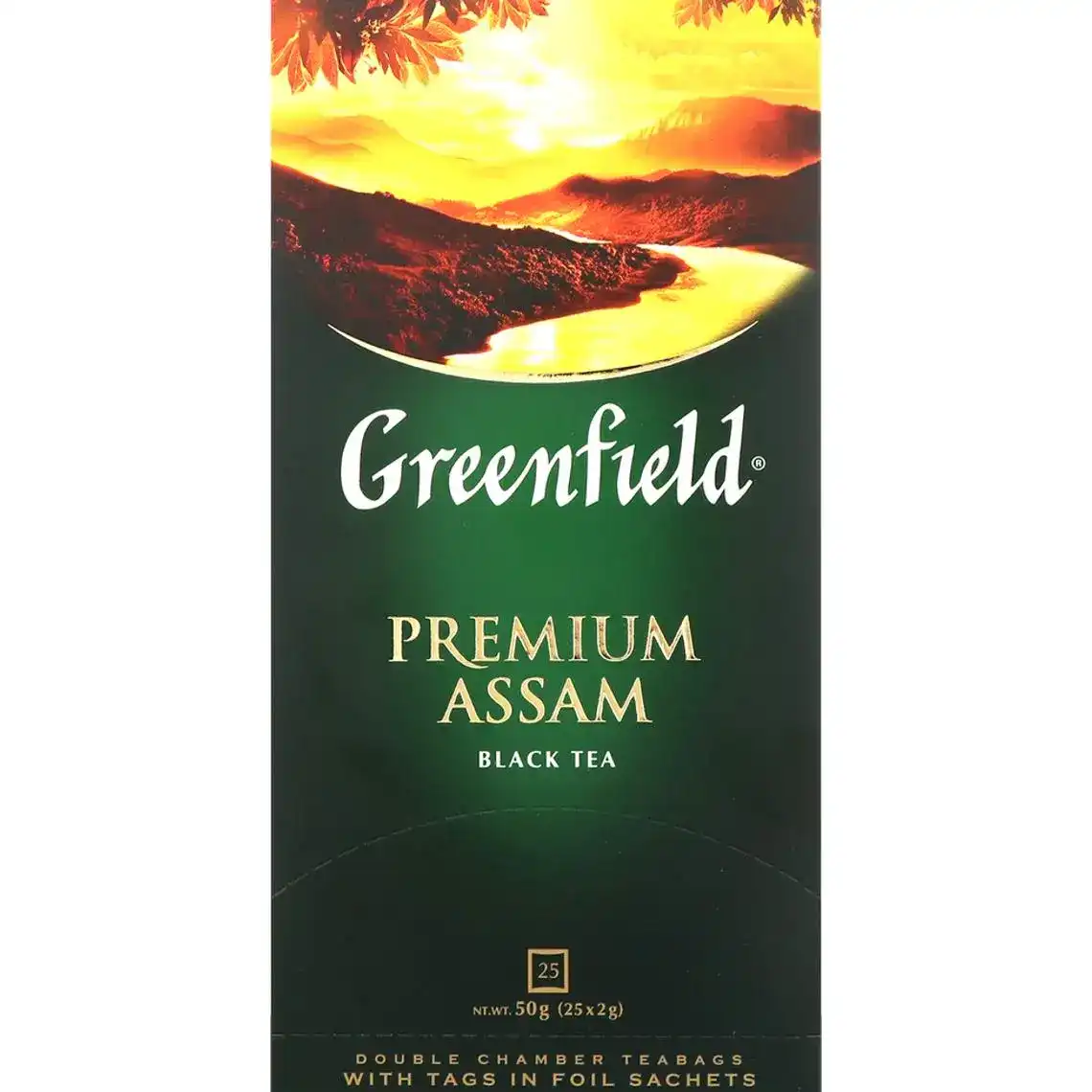 Чай Greenfield Premium Assam чорний 25х2 г