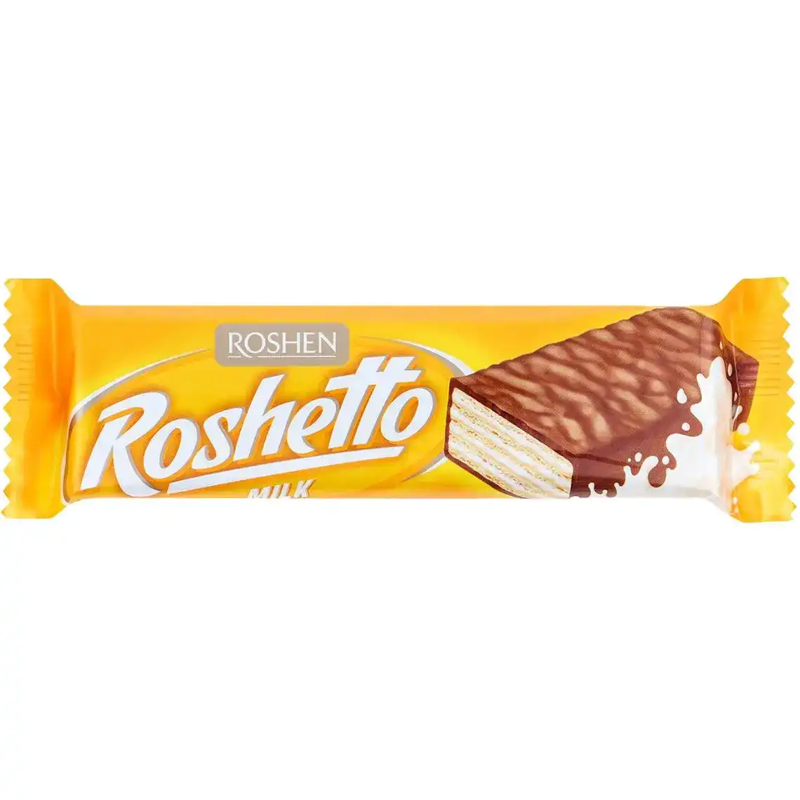 Вафлі Roshen Roshetto Молочний шоколад глазуровані 34 г