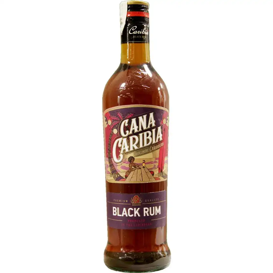 Ром Cana Caribia Black 38% 0.7 л