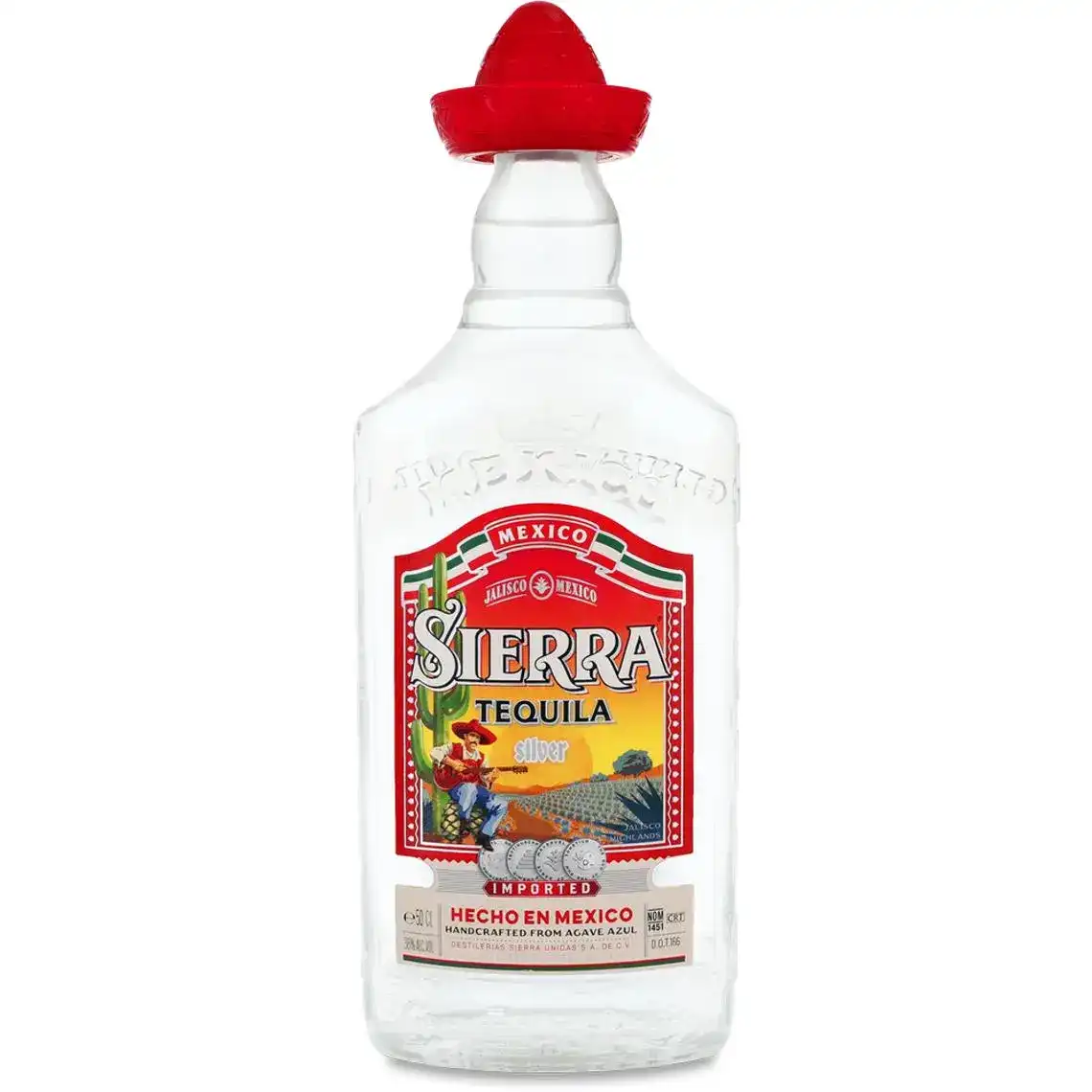 Текіла Sierra Silver 38% 0.5 л
