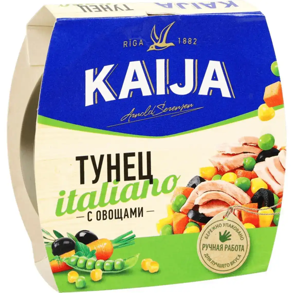 Тунець Kaija Italiano з овочами 185 г