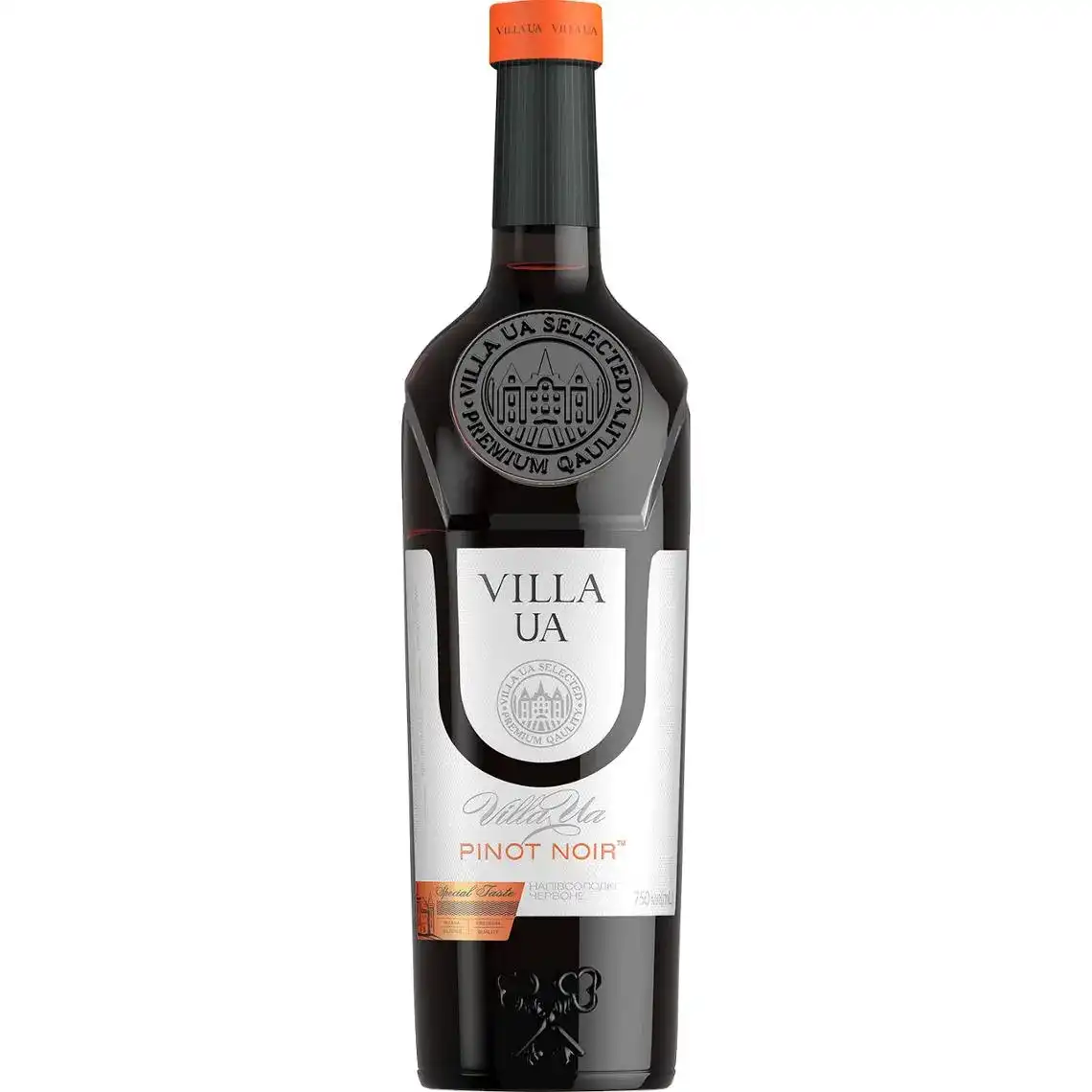 Вино Villa UA Pinot Noir червоне напівсолодке 0.75 л