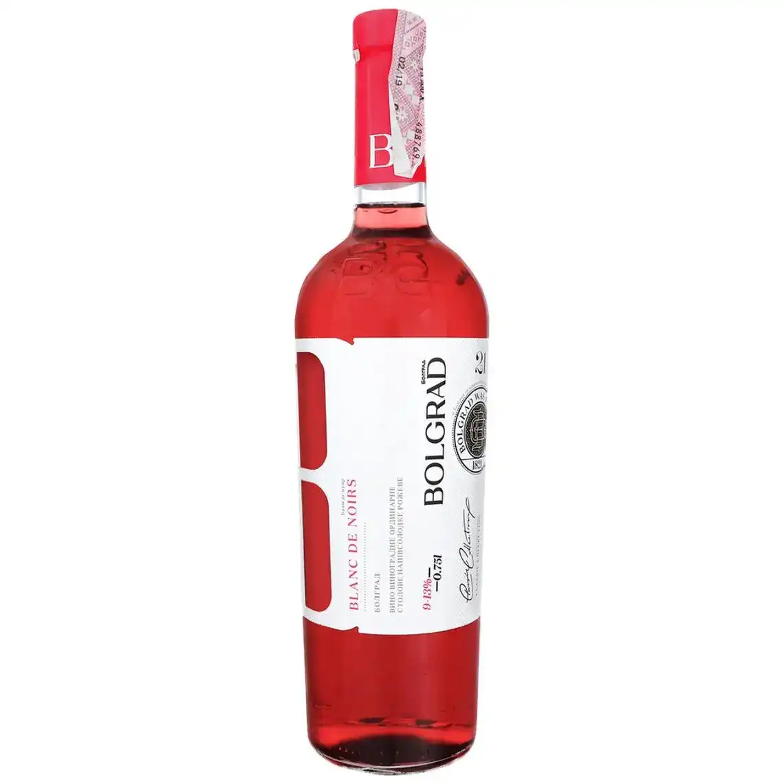 Вино Bolgrad Blanc de Noirs рожеве напівсолодке 0.75 л