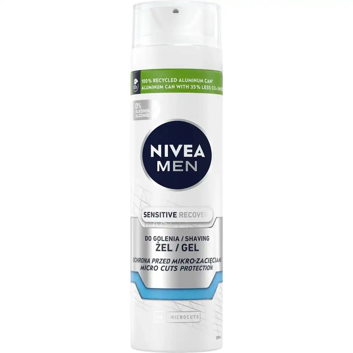 Відновлювальний гель для гоління Nivea Men для чутливої ​​шкіри з екстрактом ромашки 200 мл