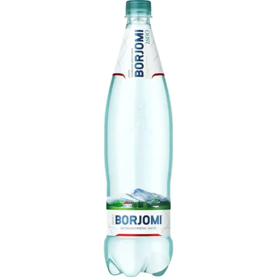 Вода Borjomi мінеральна сильногазована 1 л