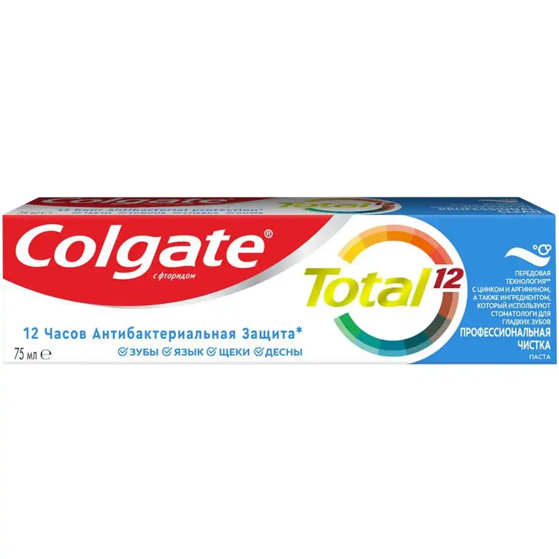 Зубна паста Colgate Total 12 Професійне чищення 75 мл