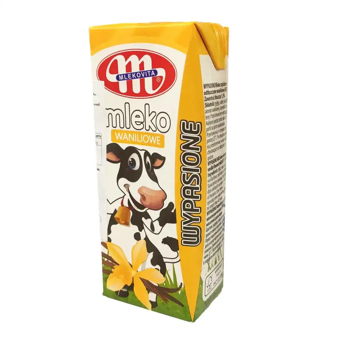 Молоко Mlekovita з ароматом ванілі 200 г