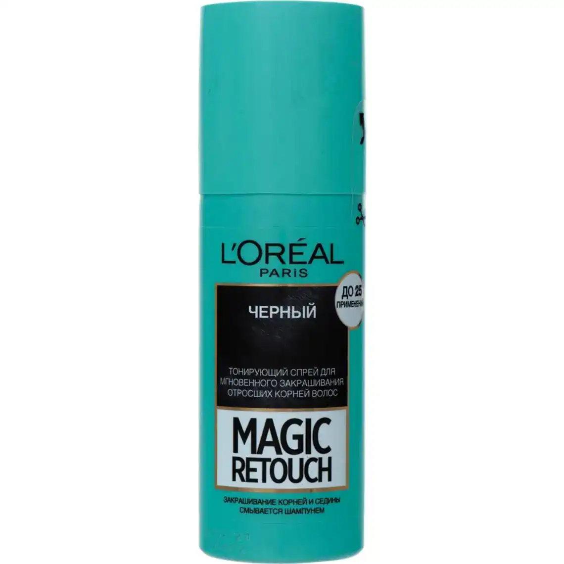 Тонуючий спрей для волосся L'Oreal Paris Magic Retouch чорний 75 мл