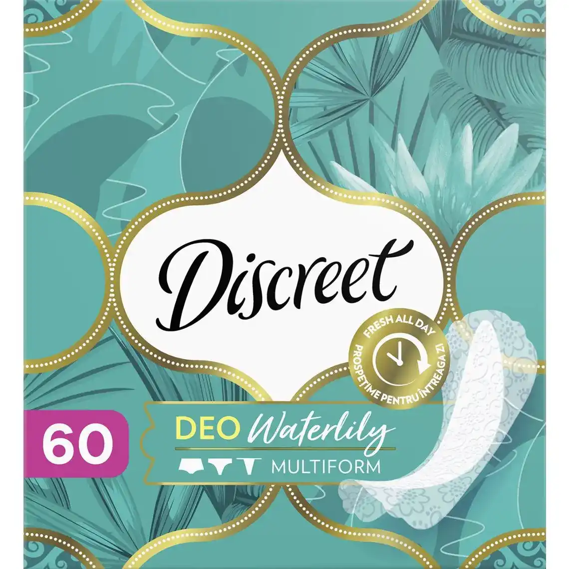 Прокладки щоденні Discreet Deo Waterlily 60 шт.