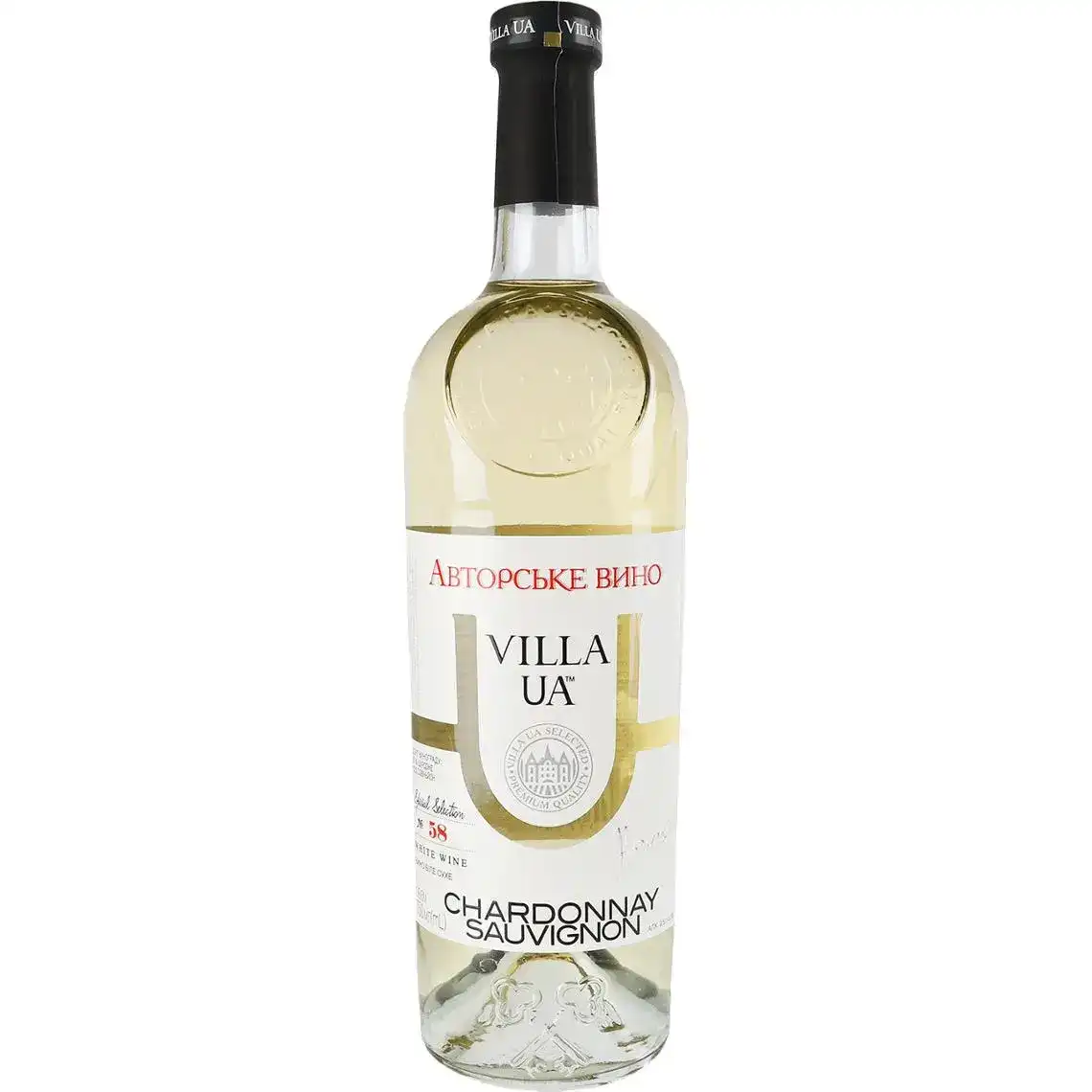 Вино Villa UA Author's Collection Chardonnay-Sauvignon біле сухе 0.75 л