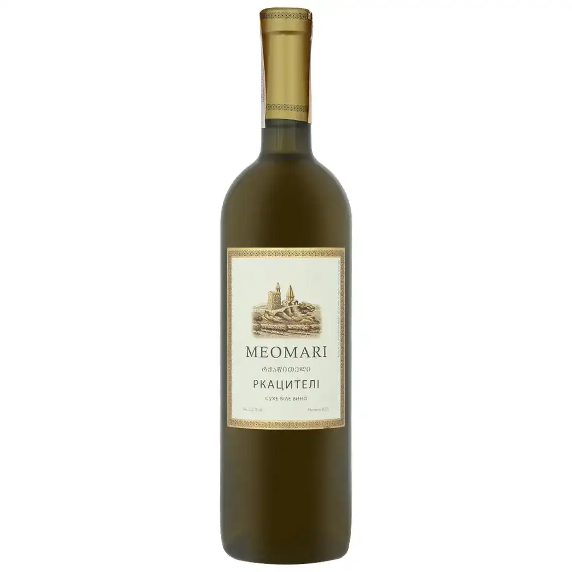 Вино Meomari Ркацителі біле сухе 0.75 л