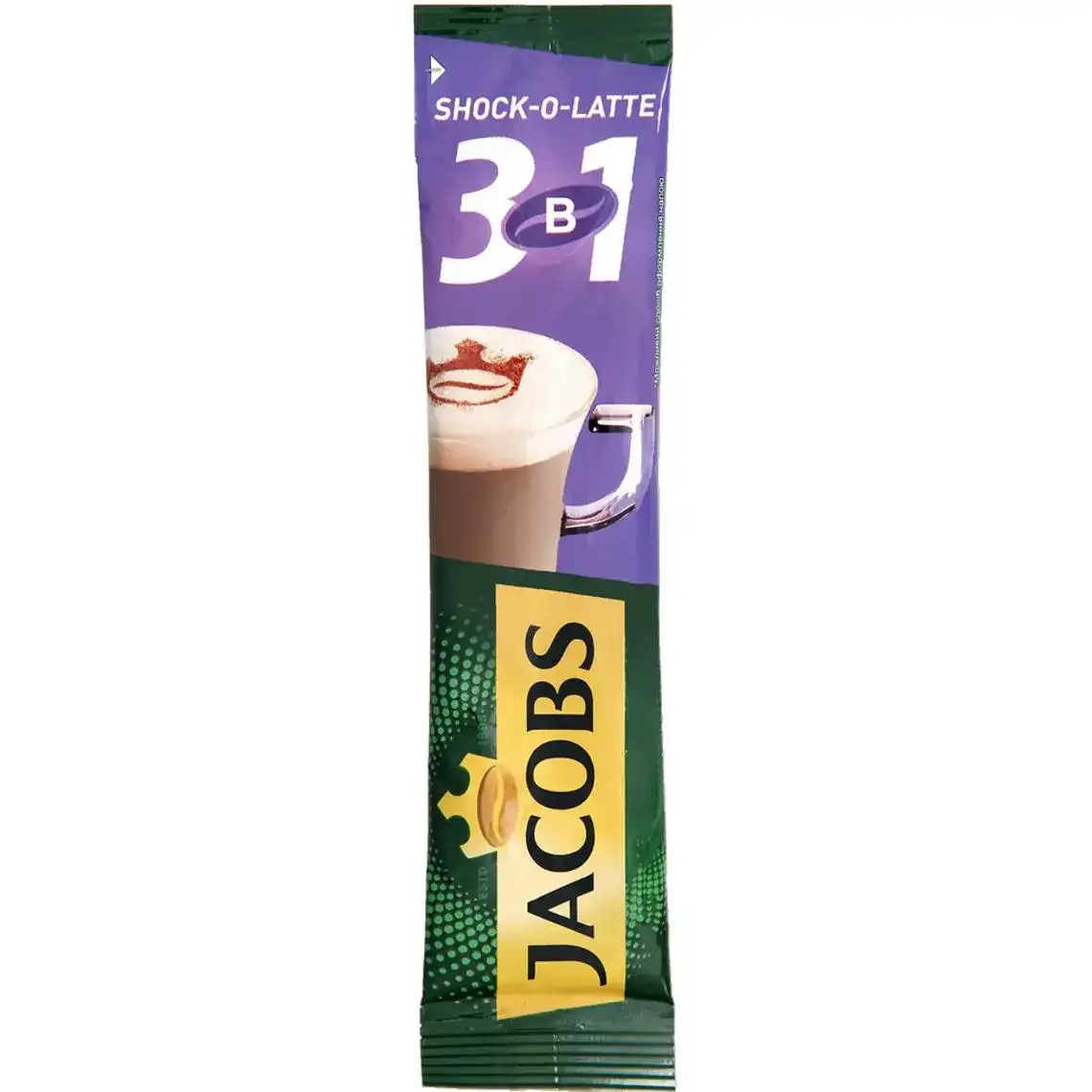 Напій кавовий розчинний 3в1 Jacobs Shock-o-latte 12.5 г