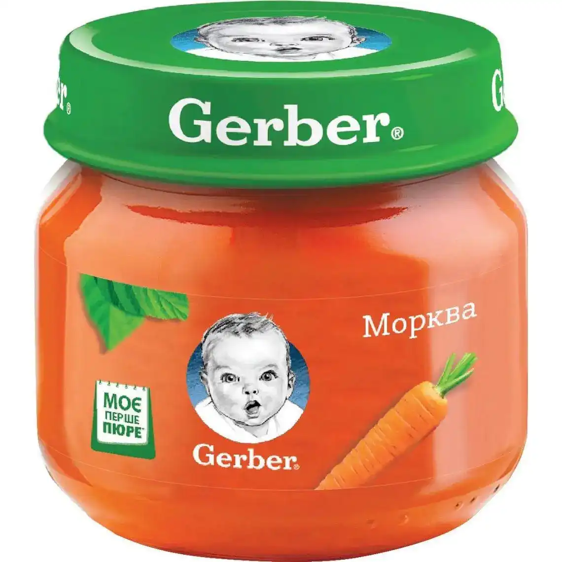 Пюре овочеве Gerber Морква для дітей із 6 місяців, 80 г