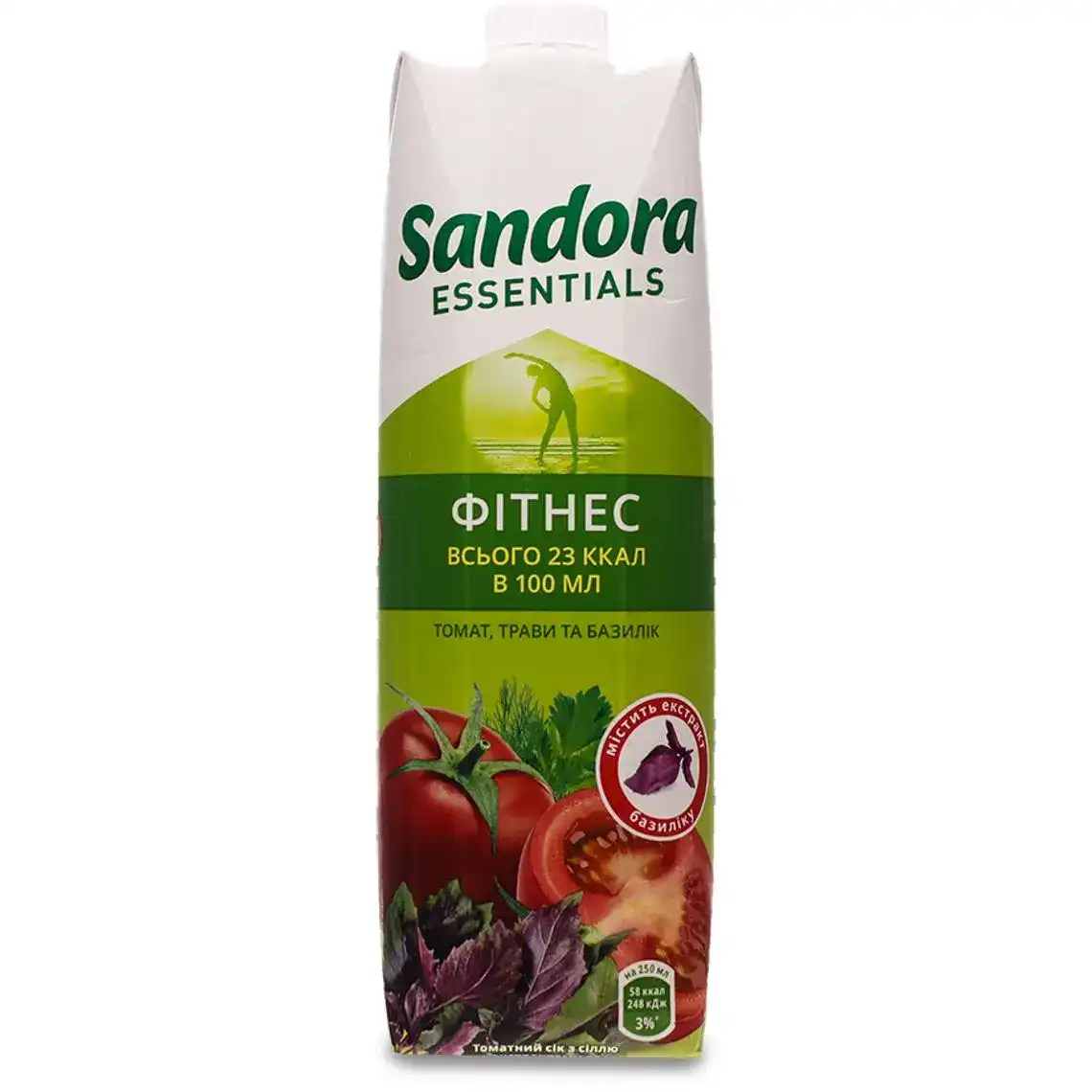 Сік Sandora Essentials Фитнес томатний 950 мл