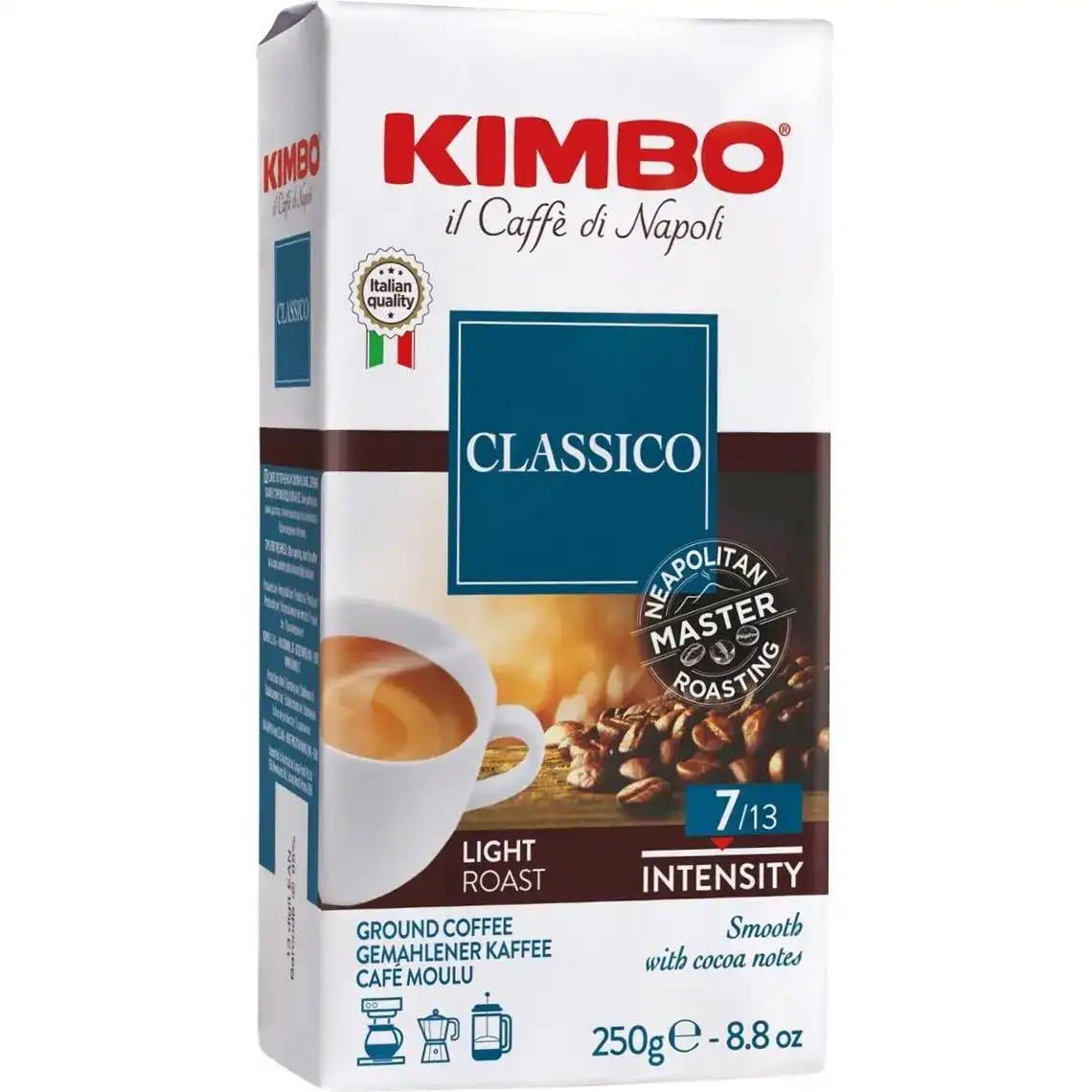 Кофе Kimbo Aroma Classico натуральный жареный молотый 250 г