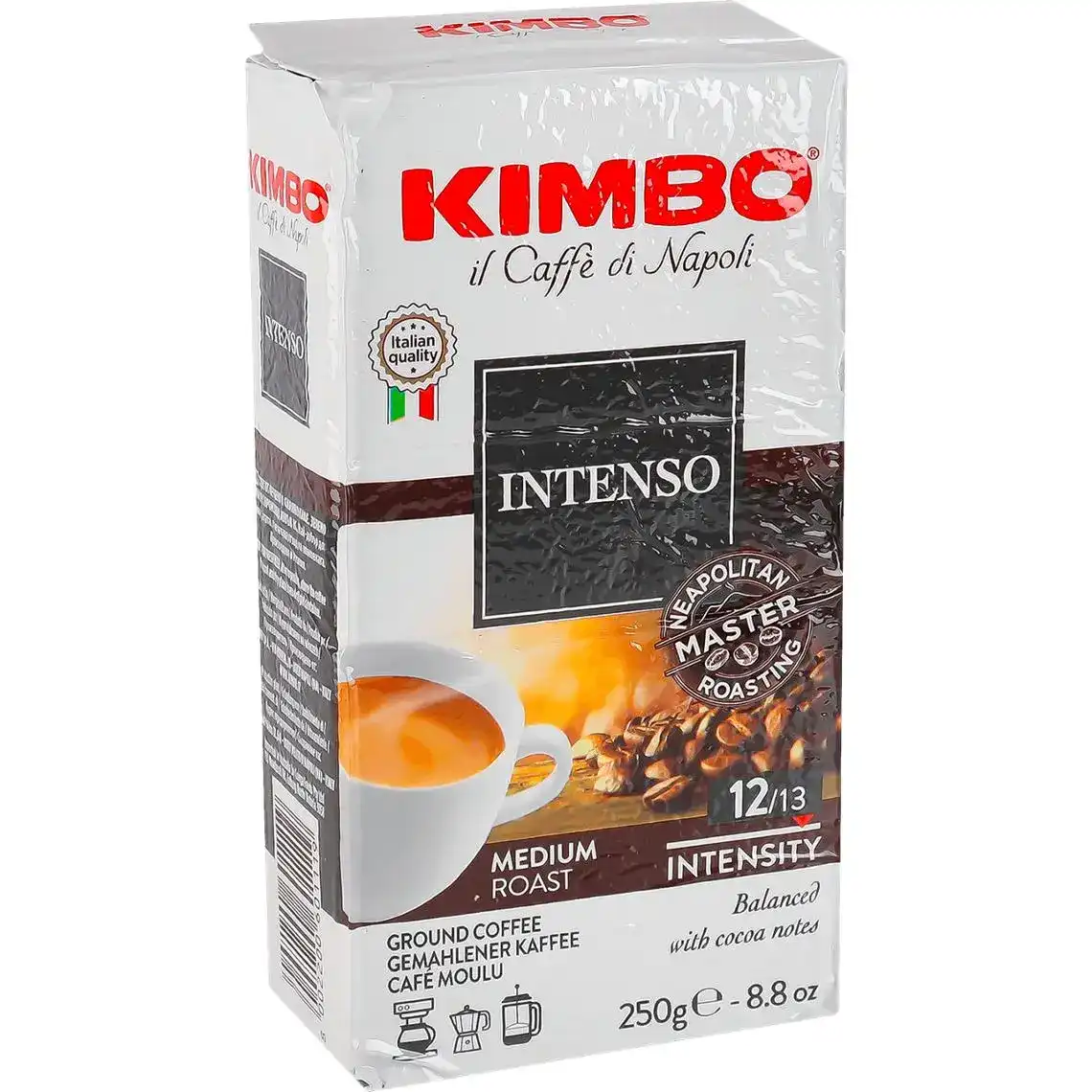 Кава Kimbo Aroma Intenso натуральна смажена мелена 250 г