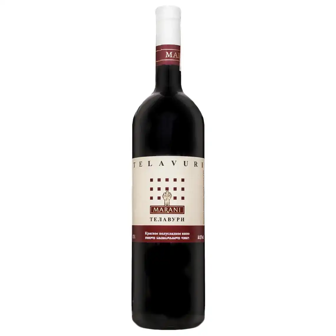 Вино Marani Telavuri червоне напівсолодке 0.75 л