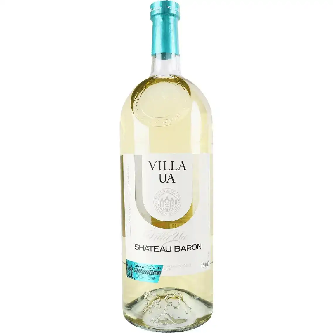 Вино Villa UA Shateau Baron біле напівсолодке 1,5 л