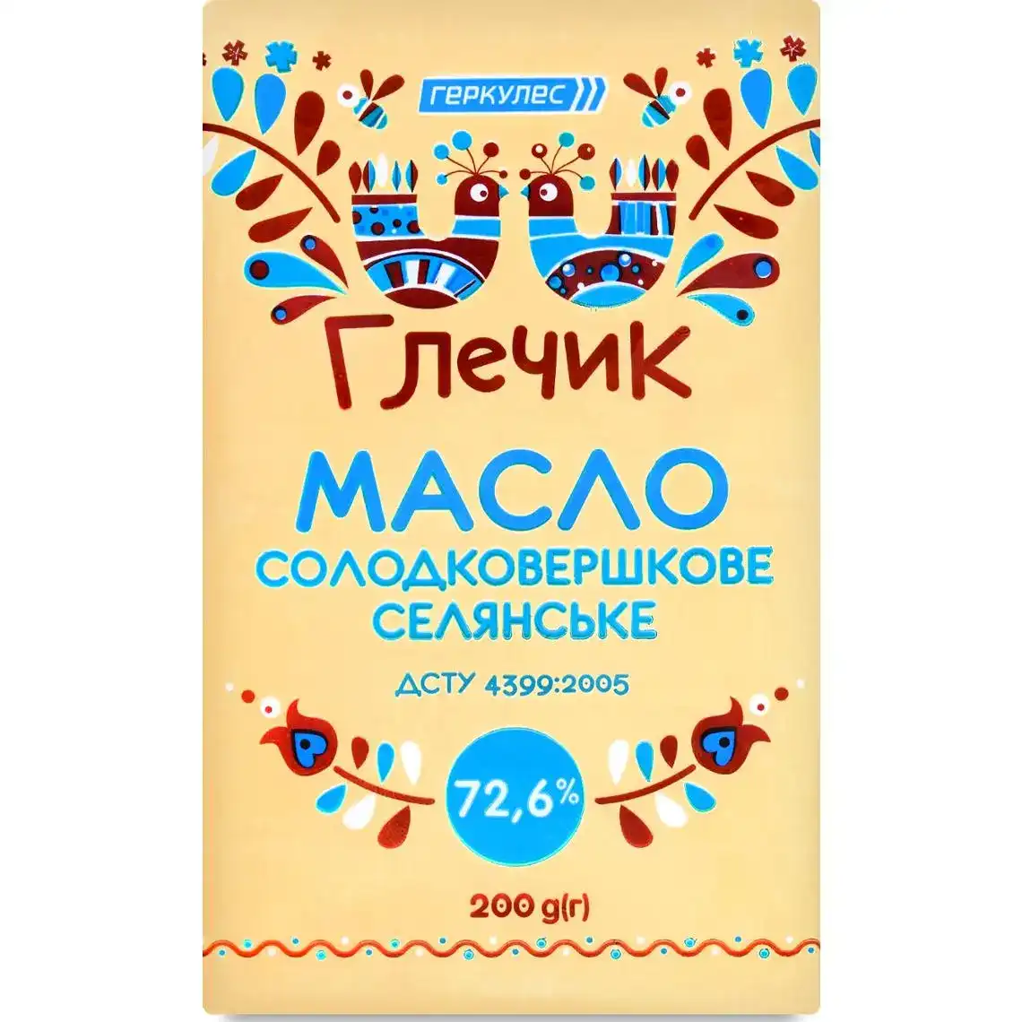 Масло Глечик селянське солодковершкове  72,6% 200г