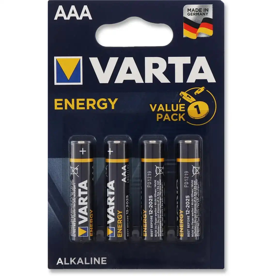Батарейка Varta AAA 1.5V LR03 4 шт.