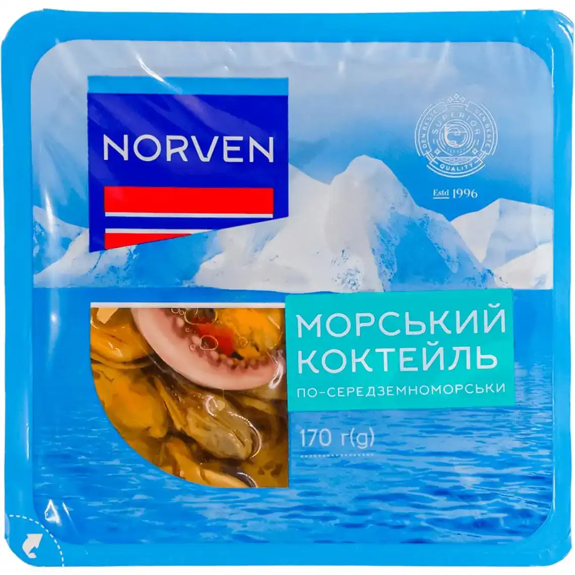 Морський коктейль Norven Середземноморський 170 г
