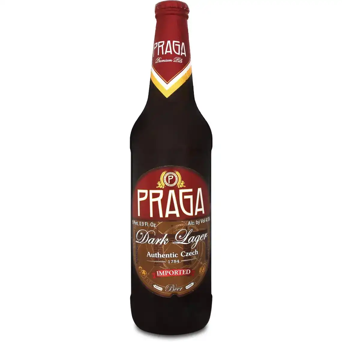 Пиво Praga Dark Lager темне фільтроване 4.5% 0.5 л