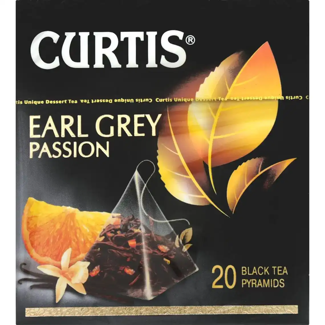 Чай Curtis Earl Grey Passion чорний цейлонський 20х1.7 г