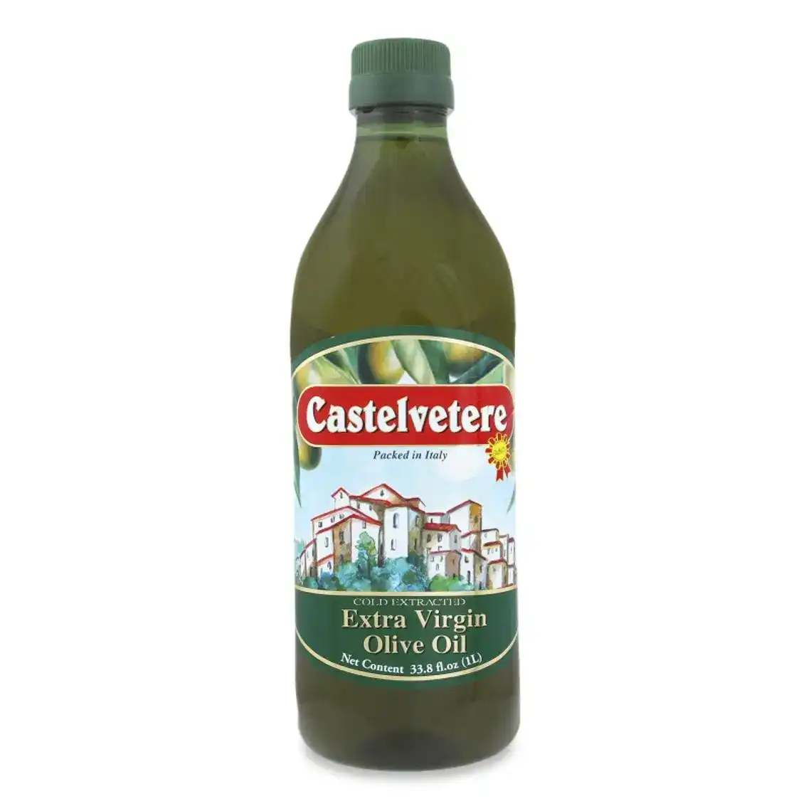 Оливкова олія Castelvetere Extra Virgin нерафінована 1 л