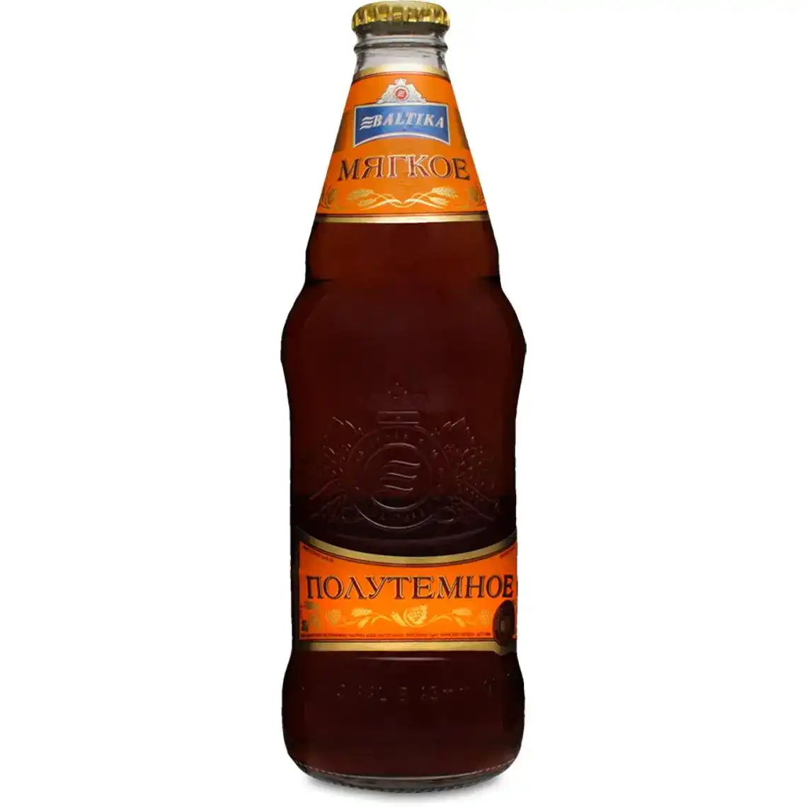 Пиво Балтика М'яке напівтемне фільтроване 4.4% 0.44 л