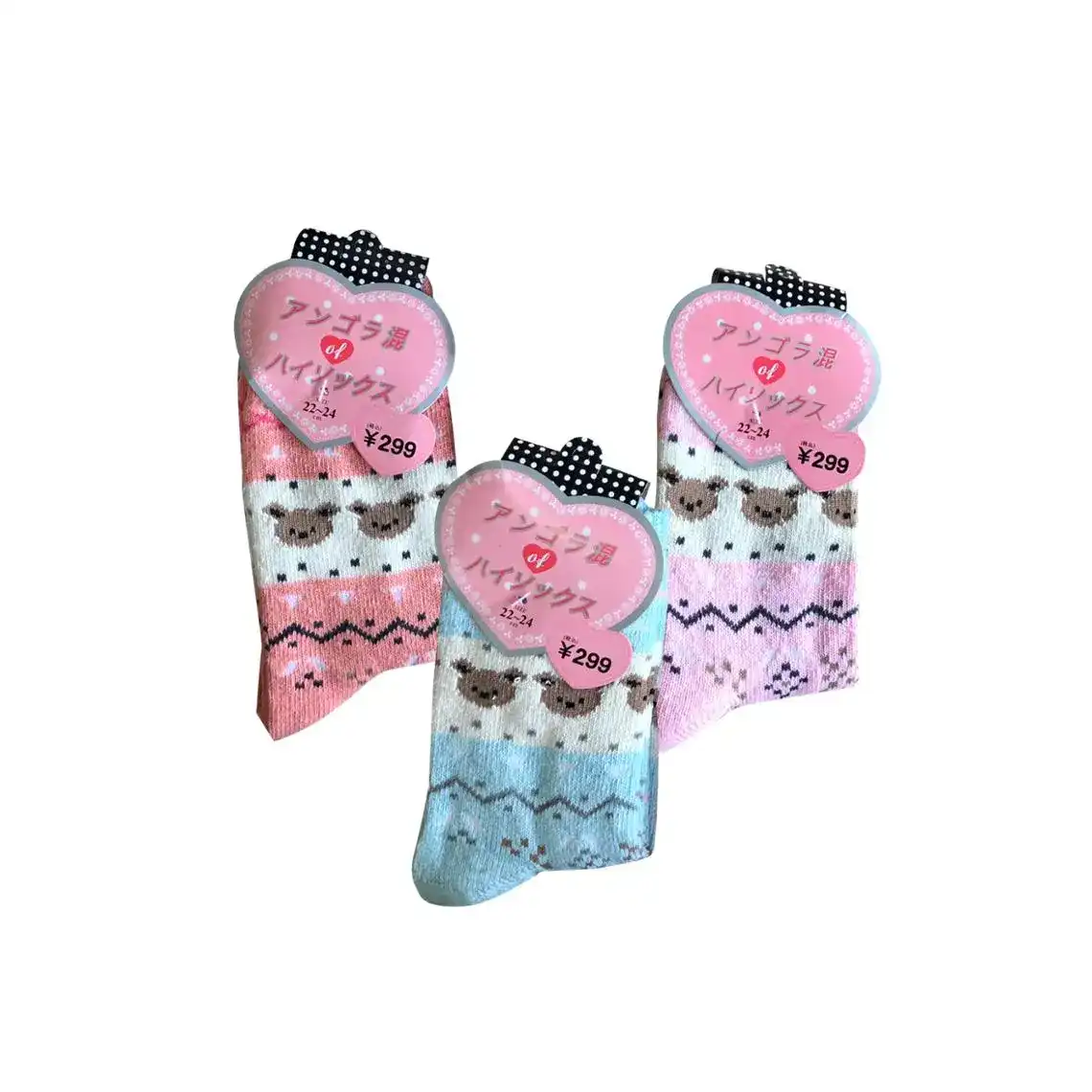 Шкарпетки QR049 жіночі теплі в асортименті р.22-24 см