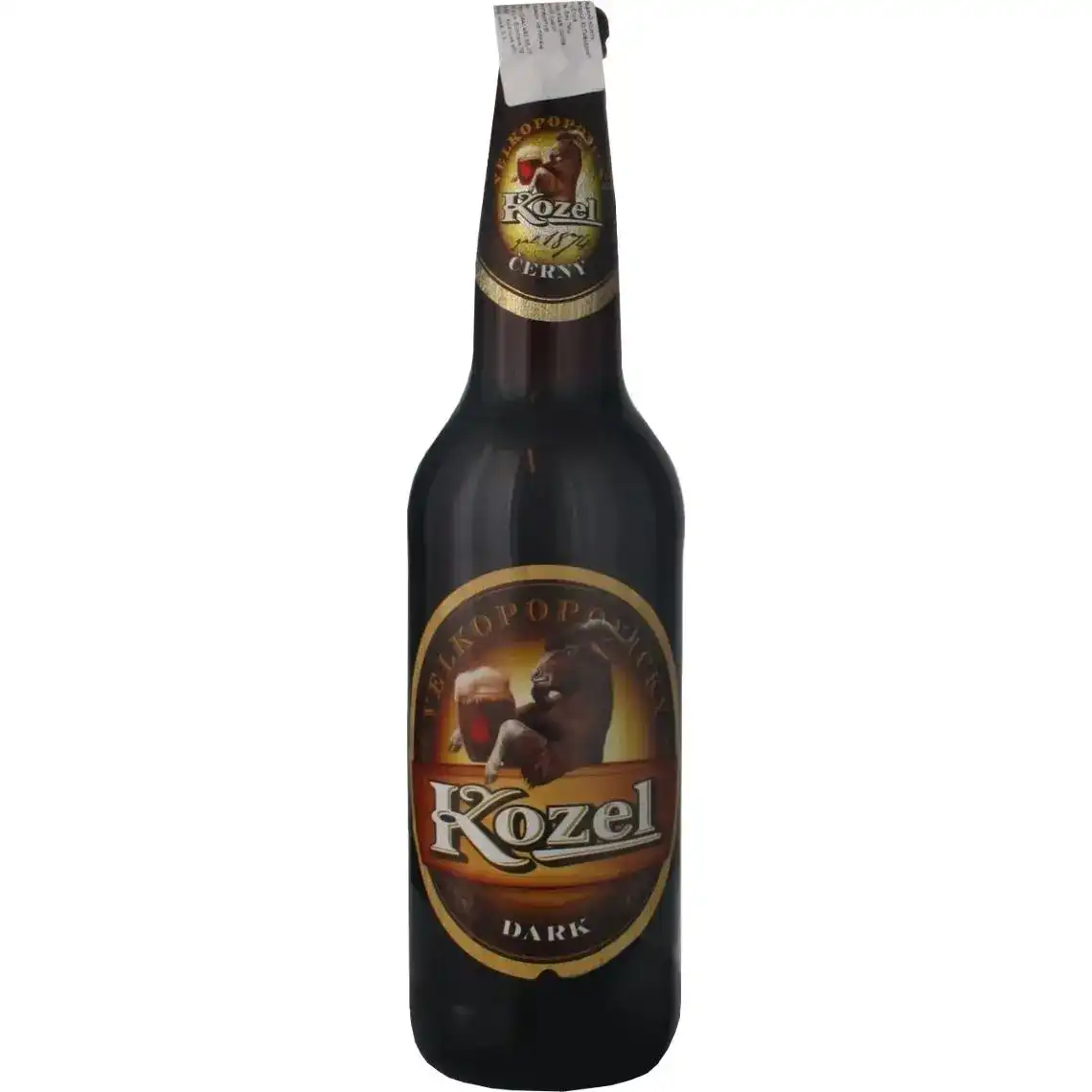 Пиво Velkopopovicky Kozel темне фільтроване 3.8% 0.45 л