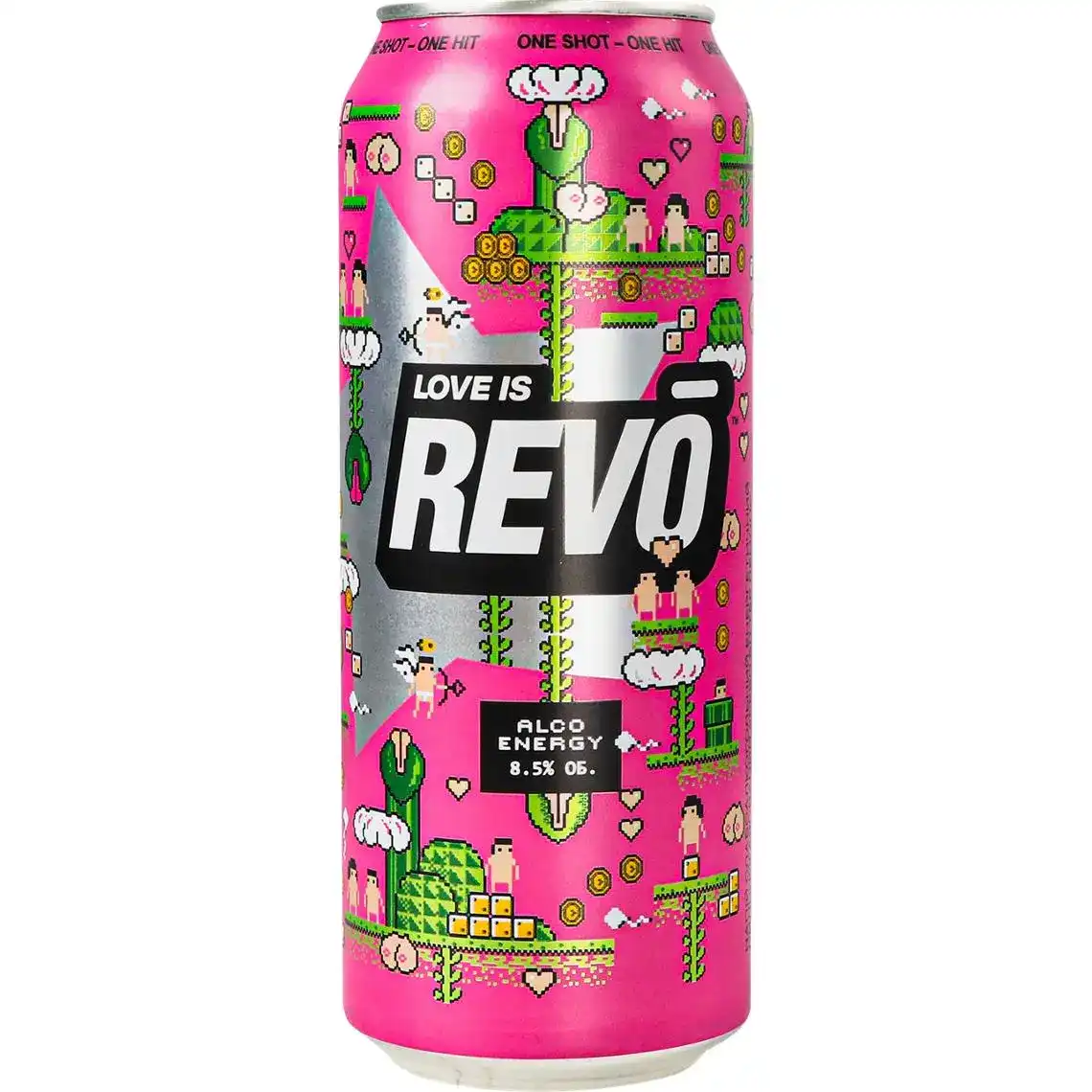 Фото 1 - Напій Revo Limited Edition слабоалкогольний енергетичний 8% 0.5 л 