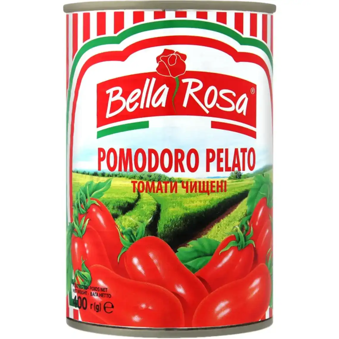 Томати Bella Rosa консервовані очищені 400 г