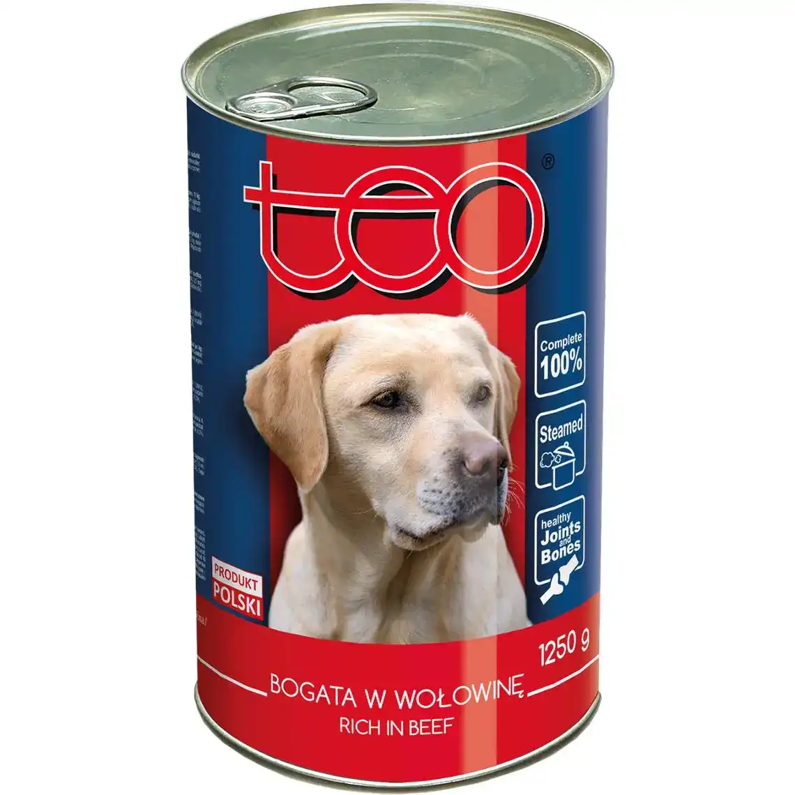 Консервованій корм для собак TEO з яловичини 1.25 кг