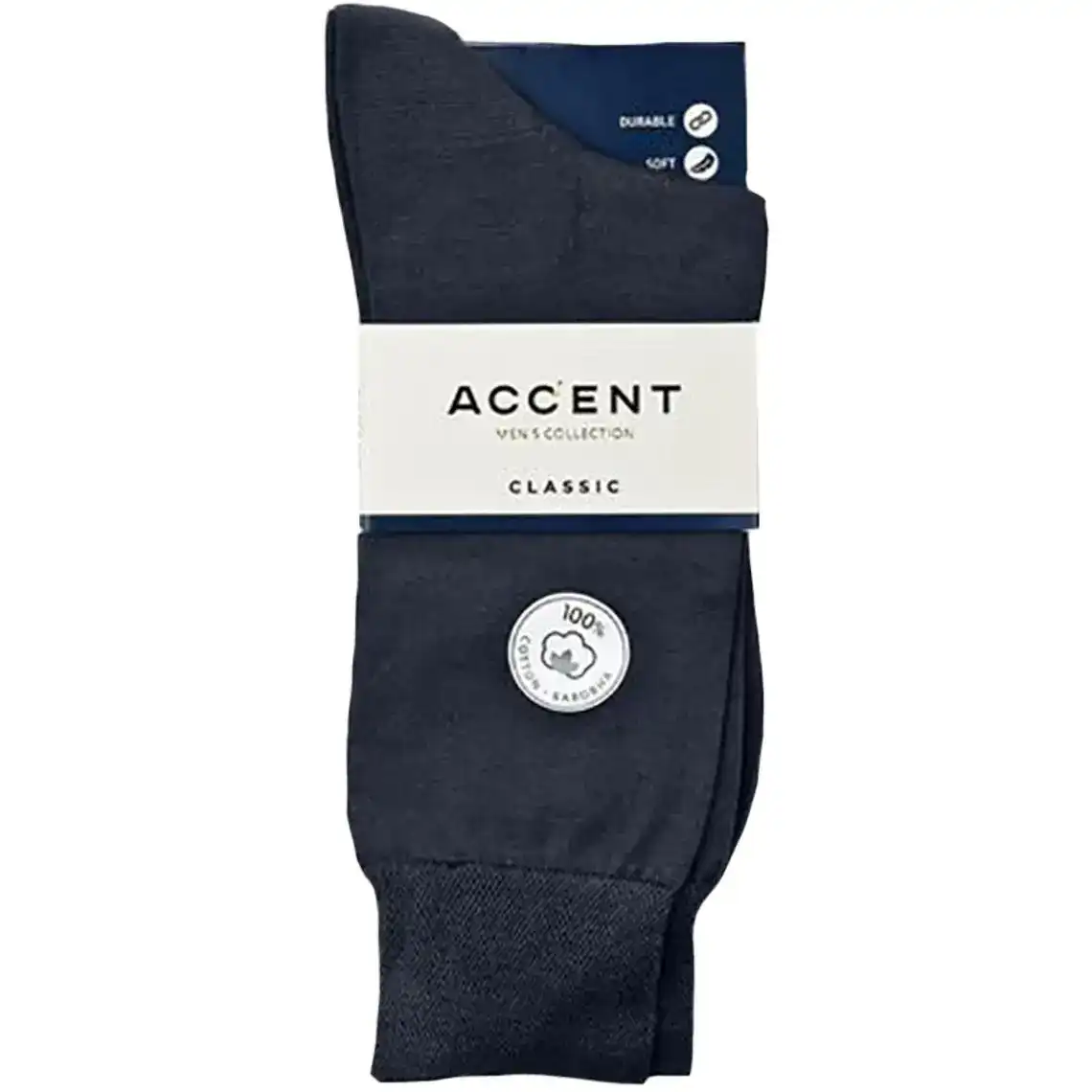 Шкарпетки чоловічі Accent (р.27, Чорний) А0 0004 