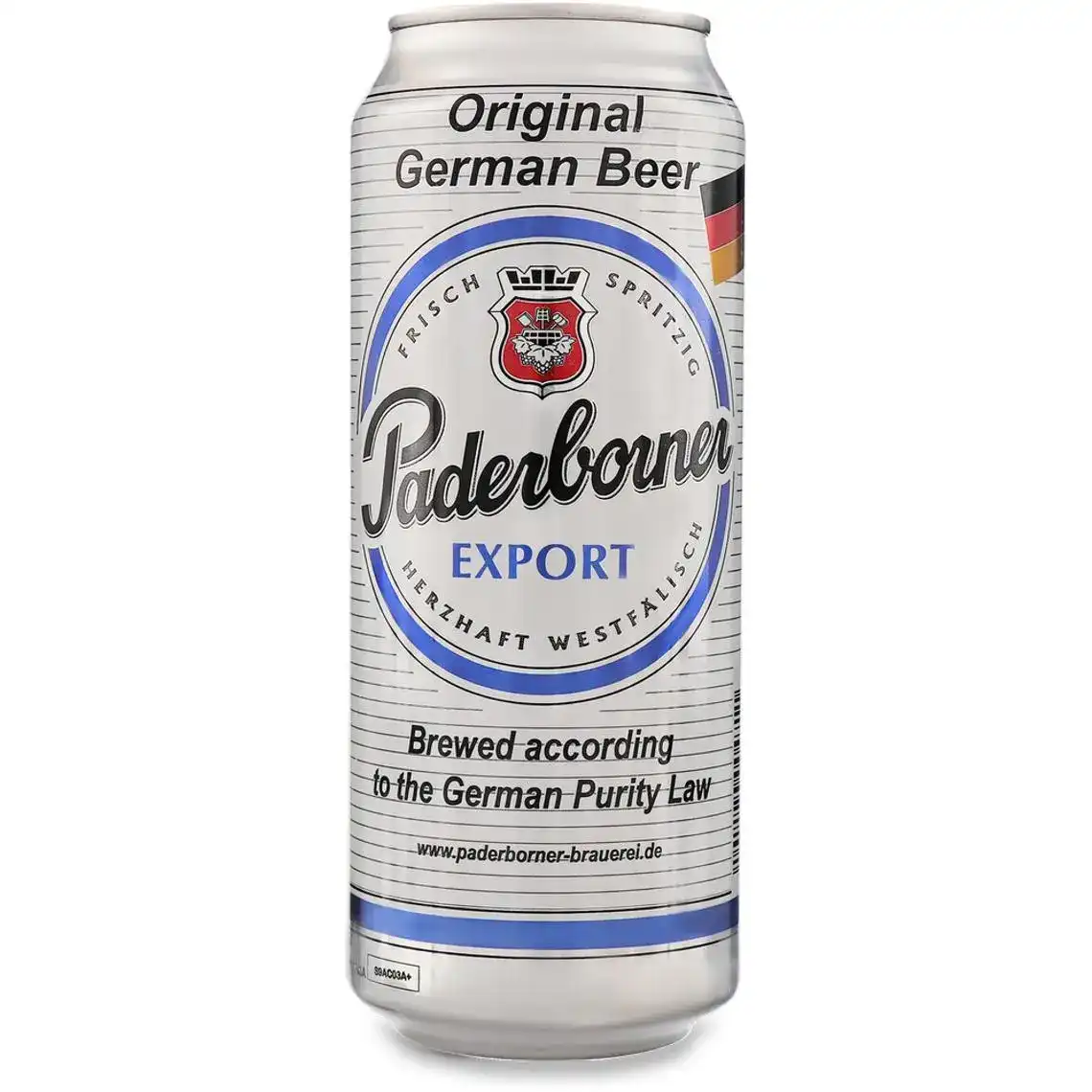 Пиво Paderborner Export світле фільтроване 5.5% 0.5 л