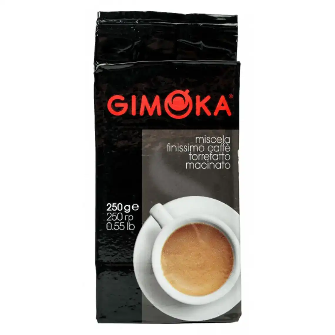 Кава Gimoka Black натуральна смажена мелена 250 г