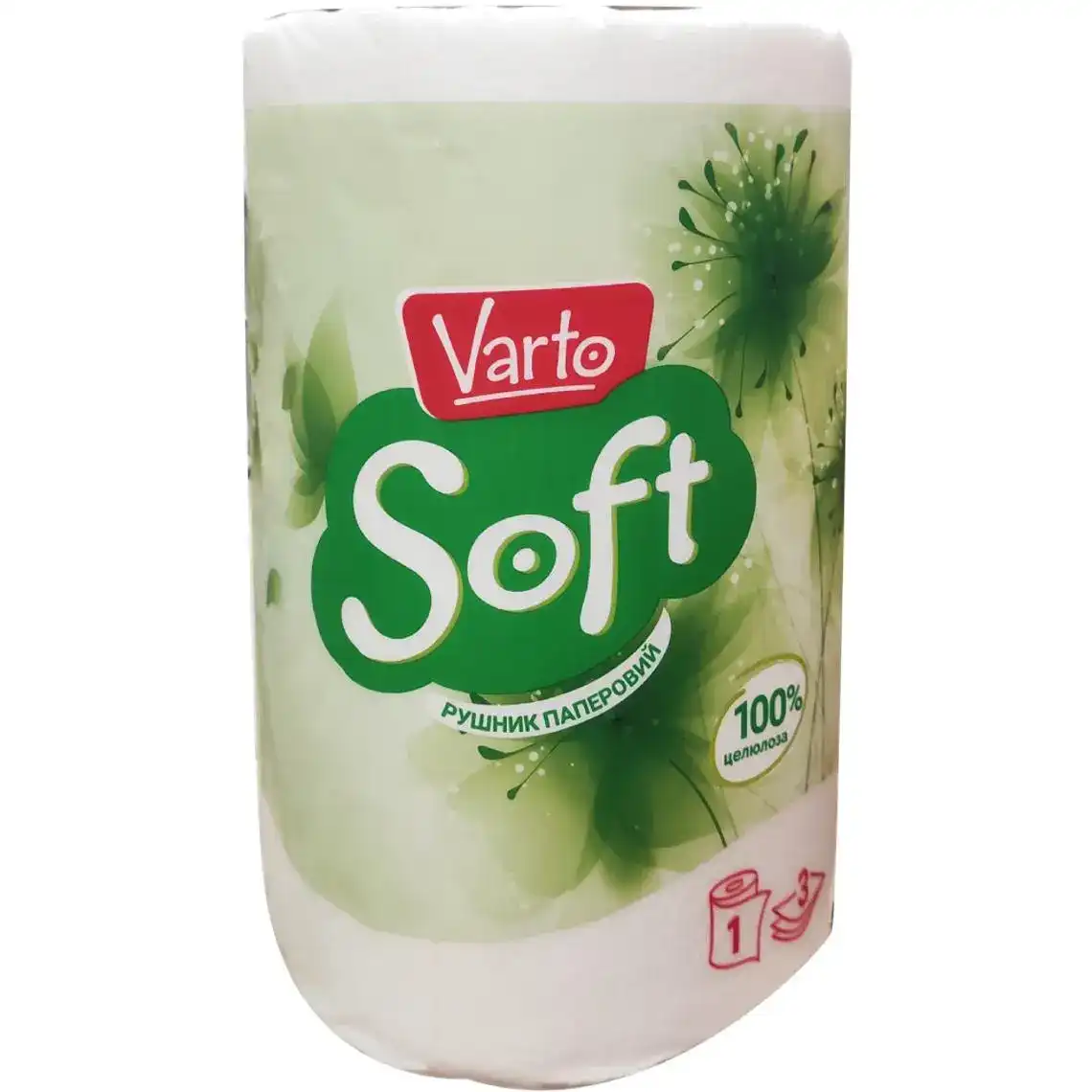 Рушник паперовий Varto Soft тришаровий 1 шт.