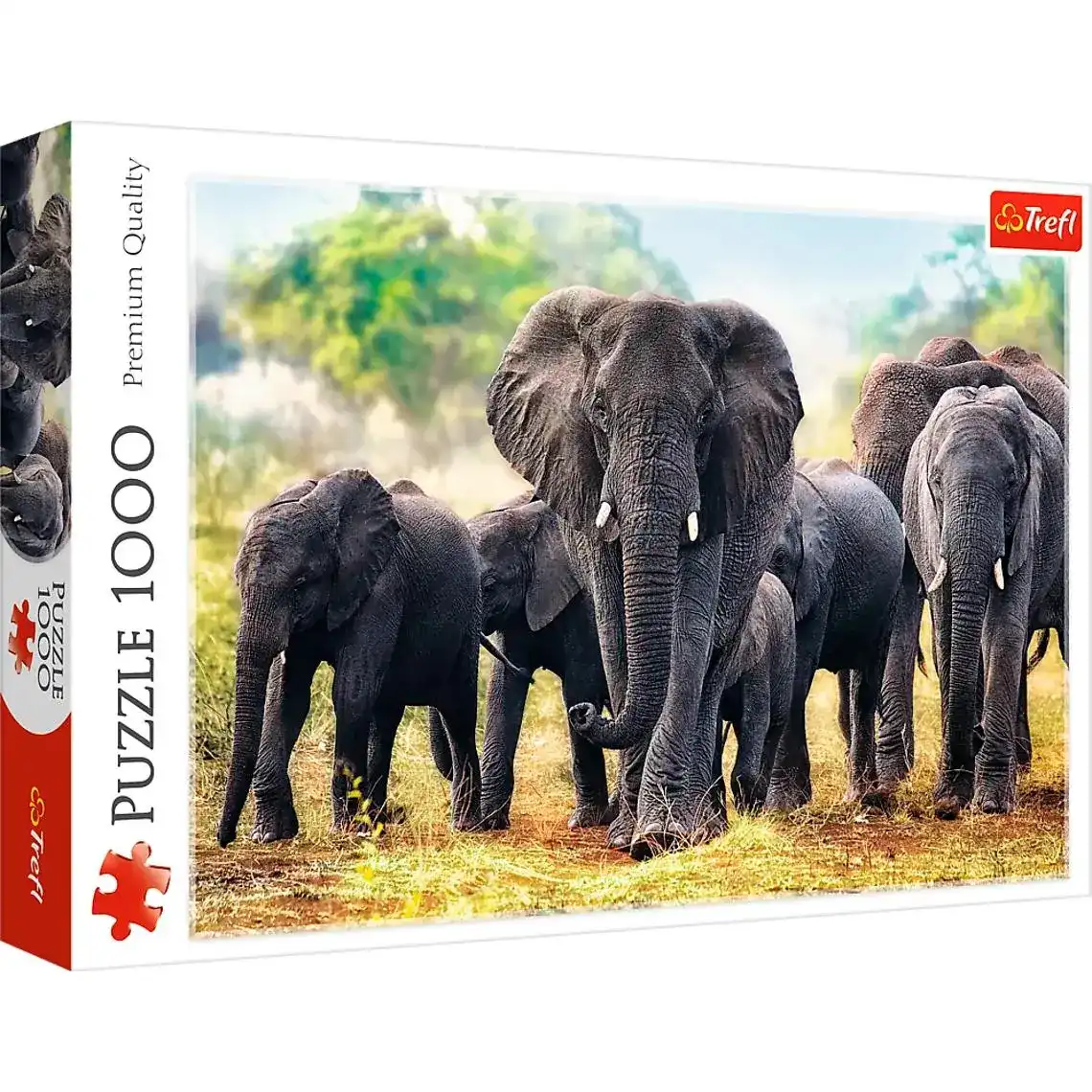 Пазли Trefl Афріканські слони 1000 елементів арт.10442