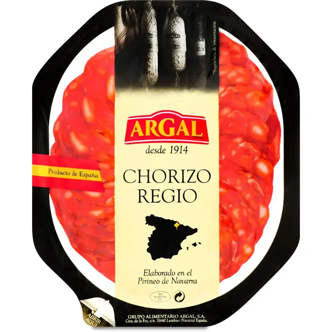 Ковбаса Argal Chorizo Regio сиров'ялена 100г
