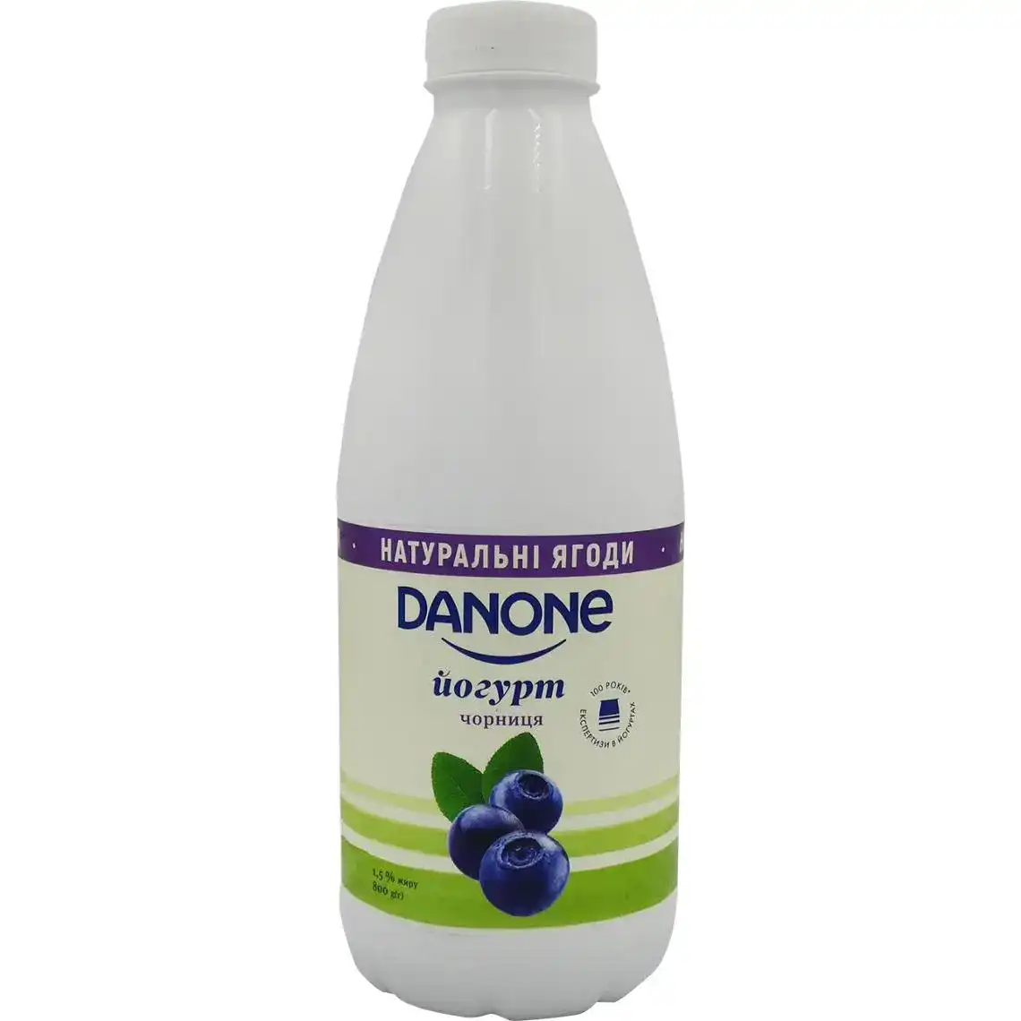Йогурт Danone питний чорниця 1.5% 800 г
