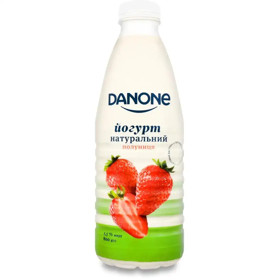 Йогурт Danone питний полуниця 1.5% 800 г