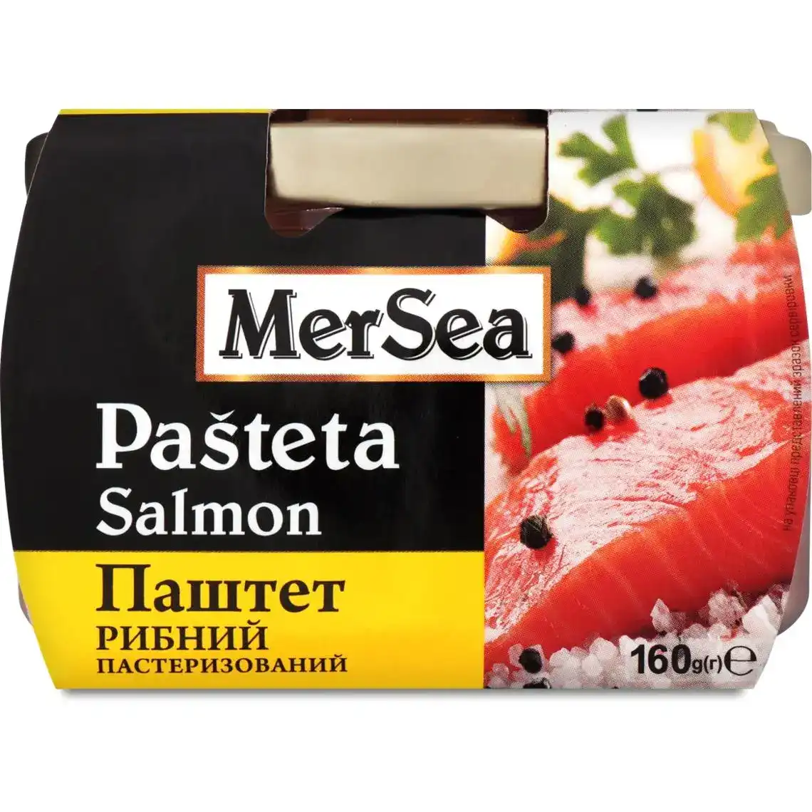 Паштет рибний MerSea Pasteta Salmon з лососем пастеризований 160 г