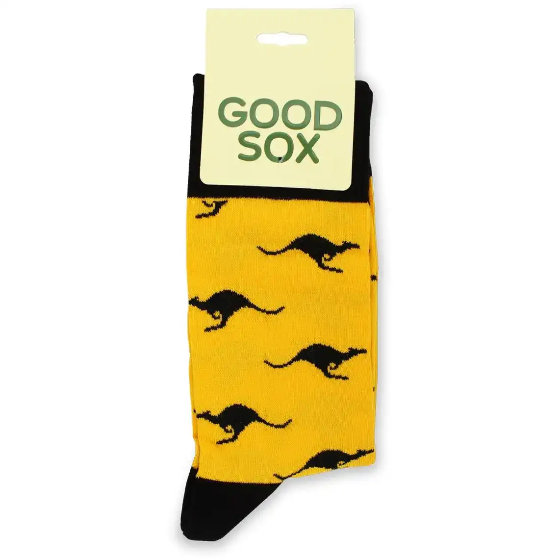 Шкарпетки чоловічі GoodSox жовті Кенгуру